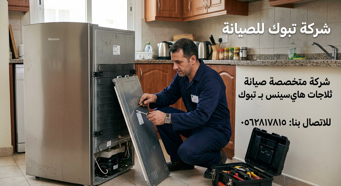 شركة تبوك للصيانة | شركة متخصصة صيانة ثلاجات هاي سينس بـ تبوك للاتصال بنا 0562817815