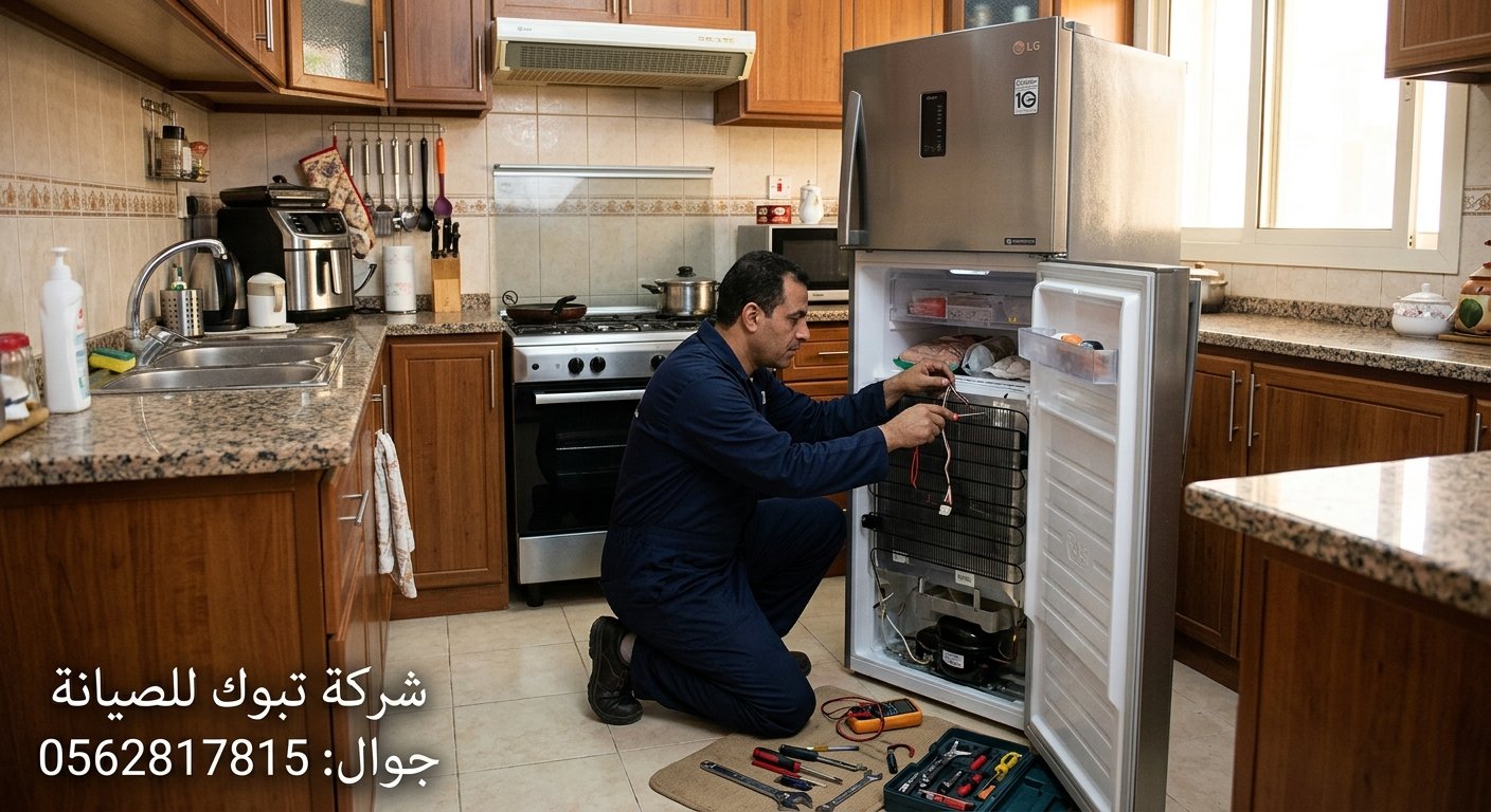 شركة تبوك للصيانة | شركة متخصصة صيانة ثلاجات إل جي بـ تبوك للاتصال بنا 0562817815